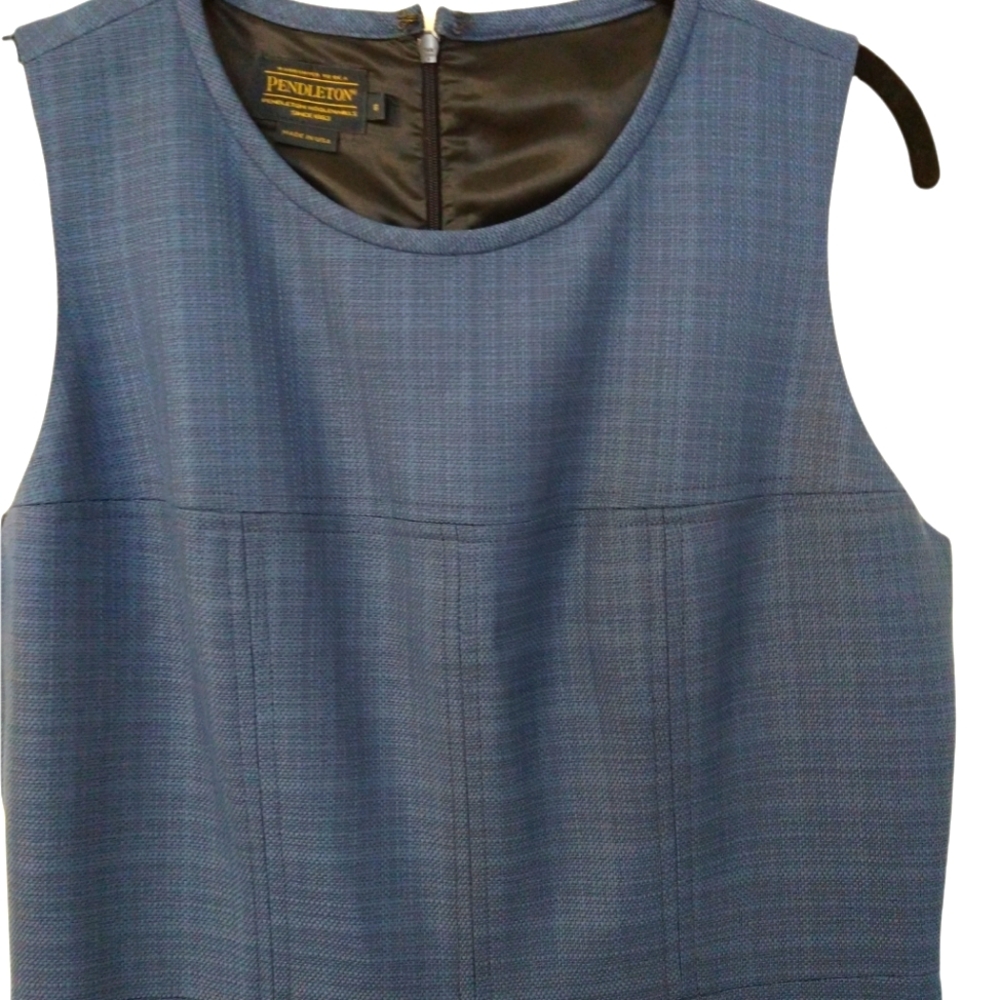 Pendleton Pleated Wool Dress Size8 - image 3